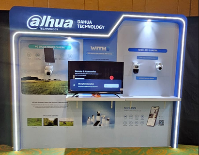 booth dahua un locked 2026 di Denpasar, Bali, - production by vendorboothindonesia