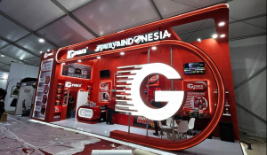 booth G force di Event Giias produksi vendorboothindonesia