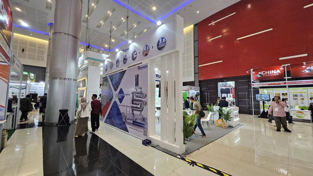 booth kerunde 6x6 sqm produksi vendorboothindonesia