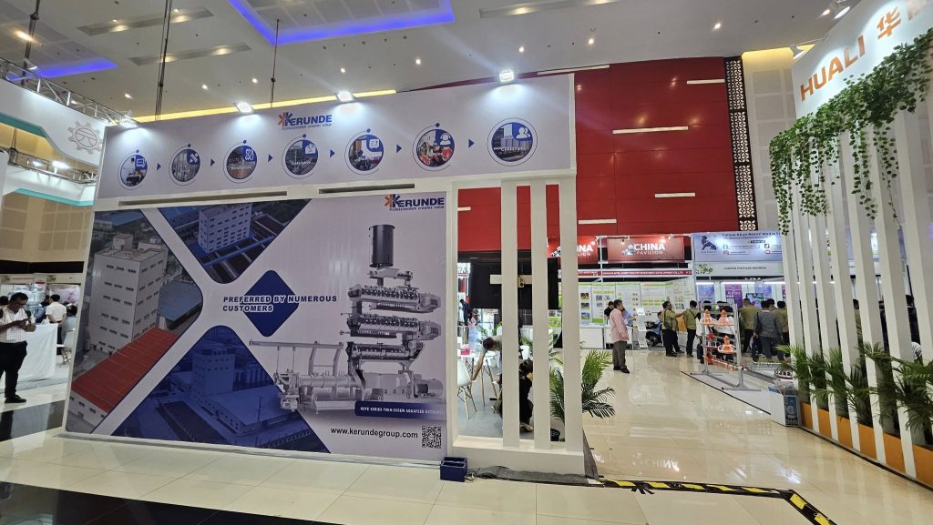 booth kerunde 6x6 sqm produksi vendorboothindonesia