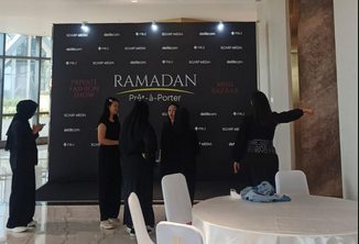 production Backdrop event Ramadan Pret-A-Porter 2026 di Pantai Indah Kapuk 2 by vendorboothindonesia